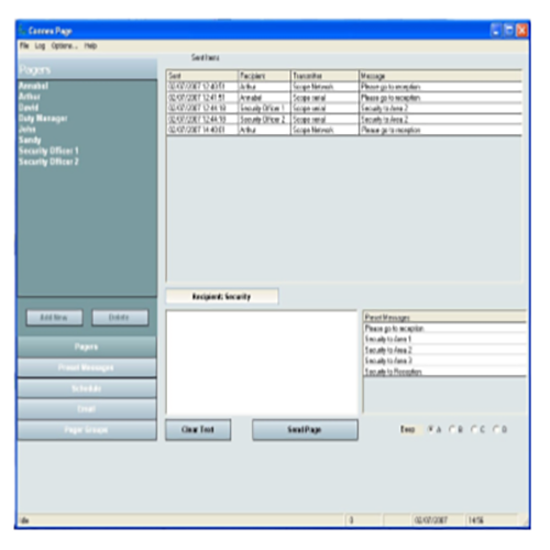CXPAGES - Connex Page - PC based paging software